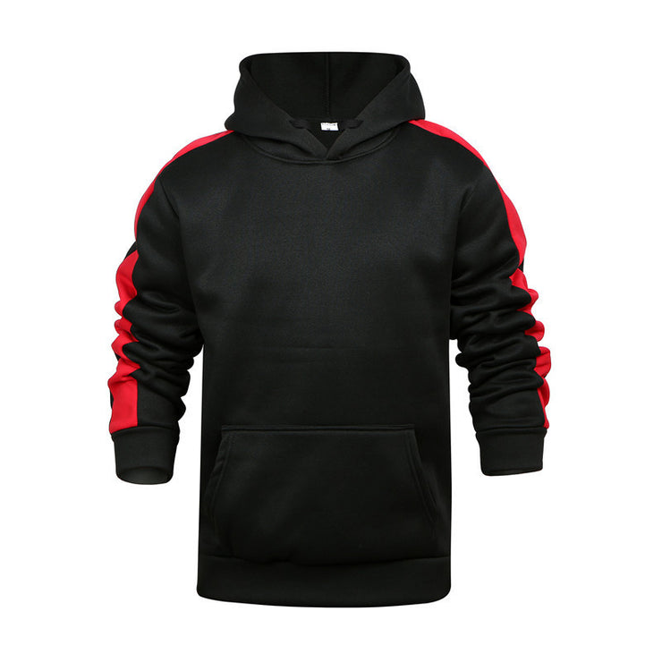 Unisex Men And Women Striped Tide Brand Casual Sweater Hoodie