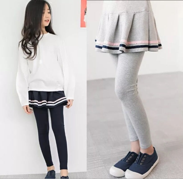 Coleen Pleated Skirt Leggings
