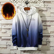 Men's winter jacket men plus fleece pullover sweater