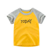 Baby girl New Western Style Short Sleeve T-Shirt
