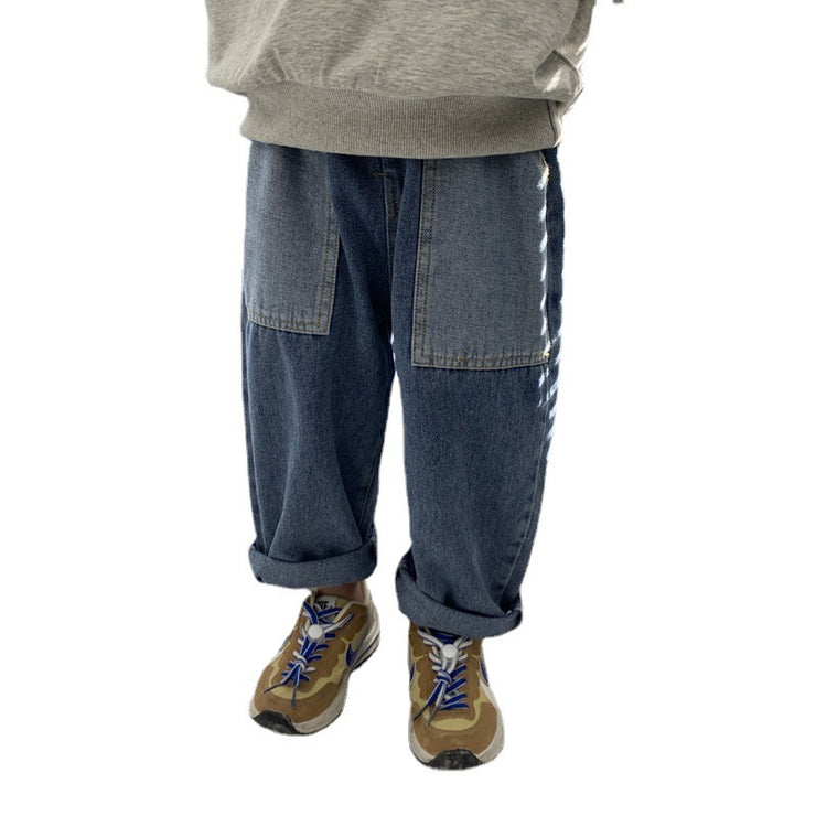 Children's Unisex Clothing Girls' Casual Trousers Boys' Jeans
