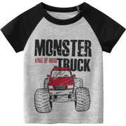 Boy's New Short Sleeve Tops Wholesale Korean T-shirt Kids Clothes