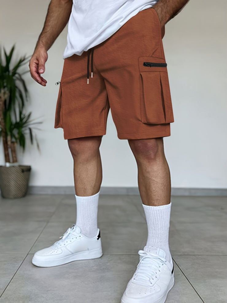 Men's Outdoor Multi-Pocket Workwear Shorts