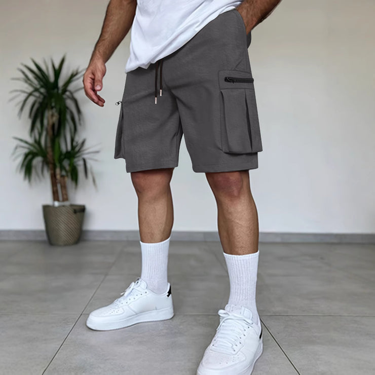 Men's Outdoor Multi-Pocket Workwear Shorts