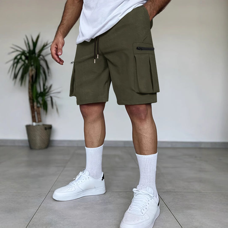 Men's Outdoor Multi-Pocket Workwear Shorts