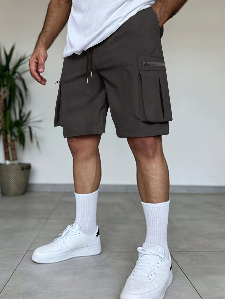 Men's Outdoor Multi-Pocket Workwear Shorts