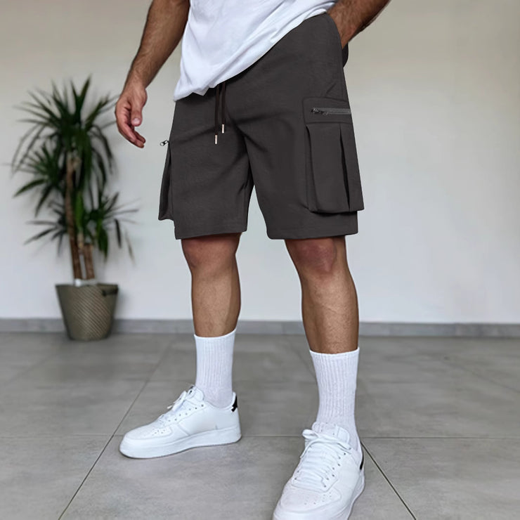 Men's Outdoor Multi-Pocket Workwear Shorts