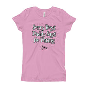 "Sorry Boys" Girl's T-Shirt