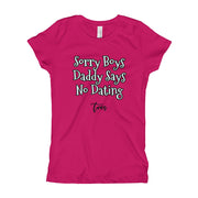 "Sorry Boys" Girl's T-Shirt