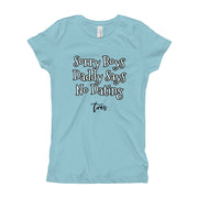 "Sorry Boys" Girl's T-Shirt