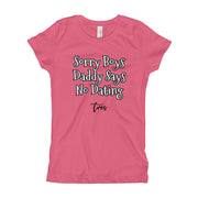 "Sorry Boys" Girl's T-Shirt